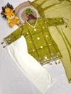 KF 2115 Kalaai Viscose Silk Embroidery Plazzo Suits
